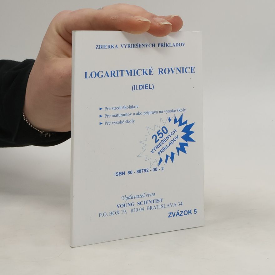 AA.VV. Logaritmické rovnice. II. diel