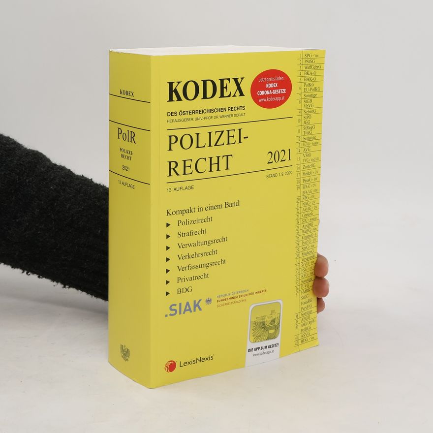 Werner Doralt KODEX Polizeirecht 2021