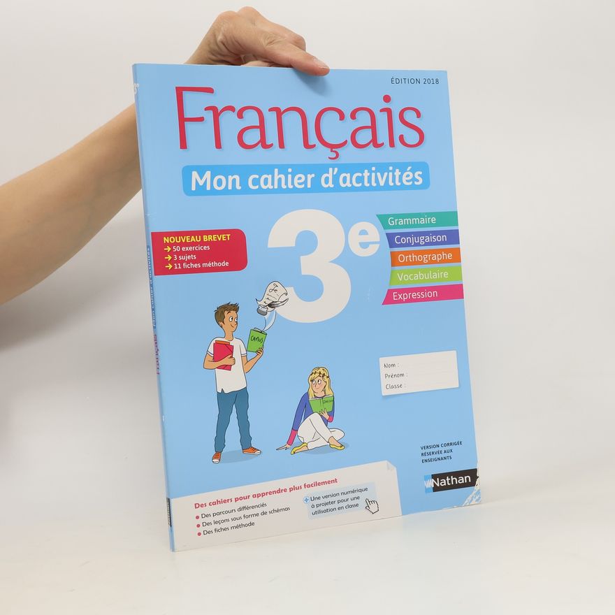 Kolektiv autorů Français 3e. Mon cahier d'activités