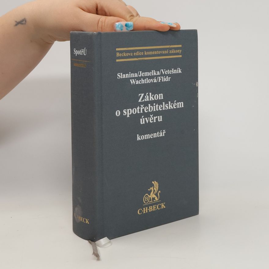 Collectif d'auteurs Zákon o spotřebitelském úvěru: Komentář