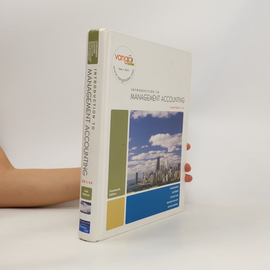 Charles Thomas Horngren Introduction to Management Accounting
