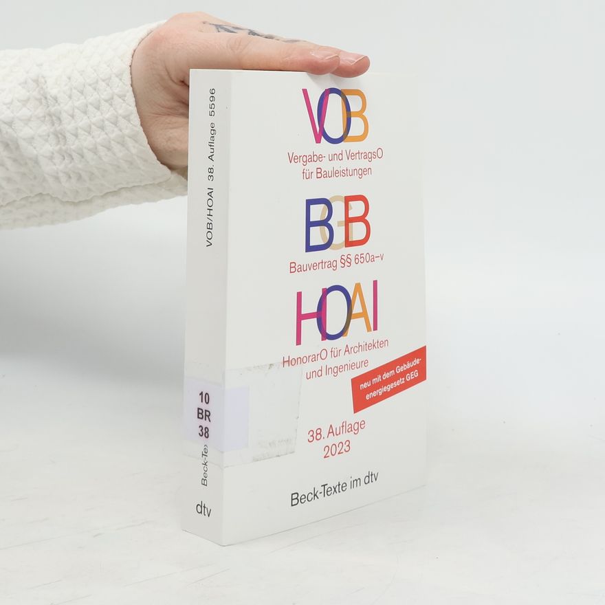 Hans-Ulrich Werner VOB/BGB/HOAI