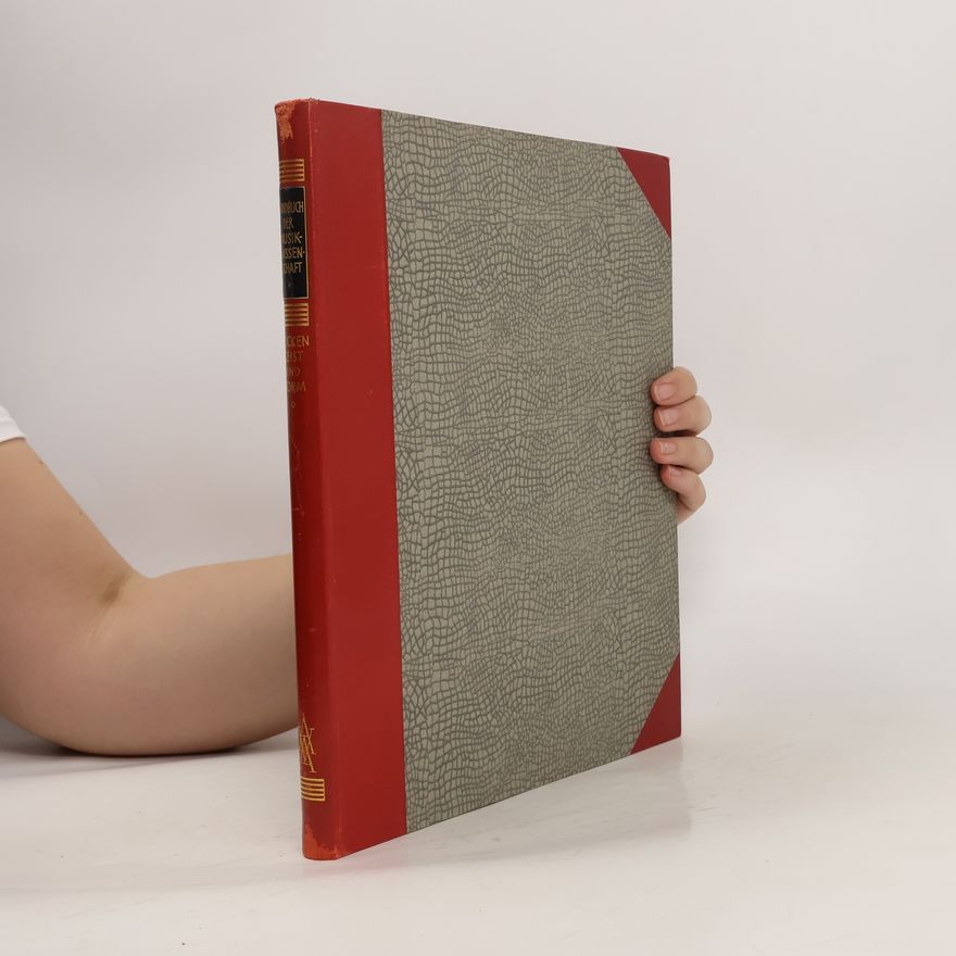 Ernst Bücken Handbuch der Musikwissenschaft