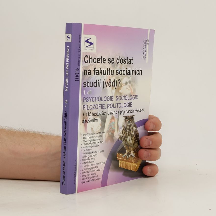 Lucie Kalabisová Chcete se dostat na fakultu sociálních studií (věd)?. 1. díl.