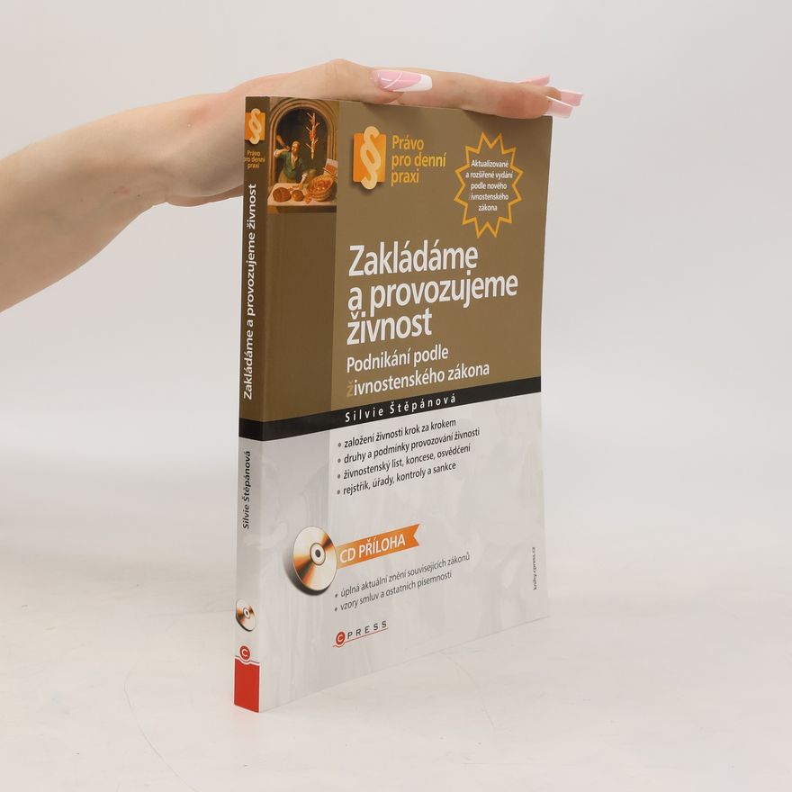 Silvie Štěpánová Zakládáme a provozujeme živnost