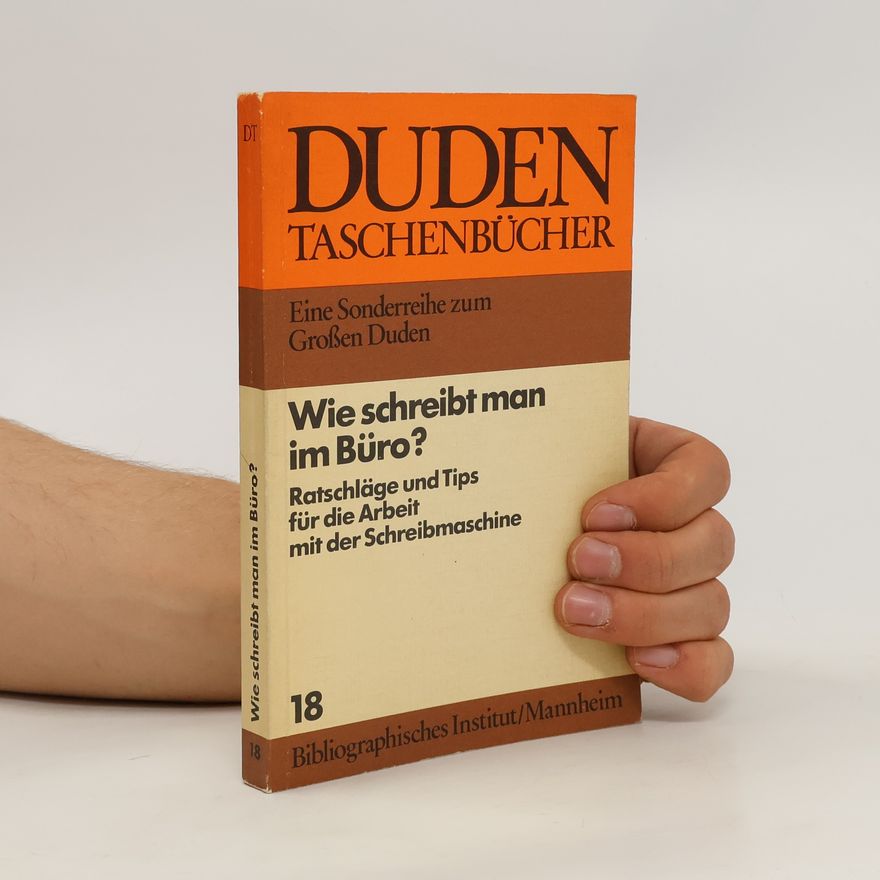 Hildegard Stumpf Wie schreibt man im Büro?