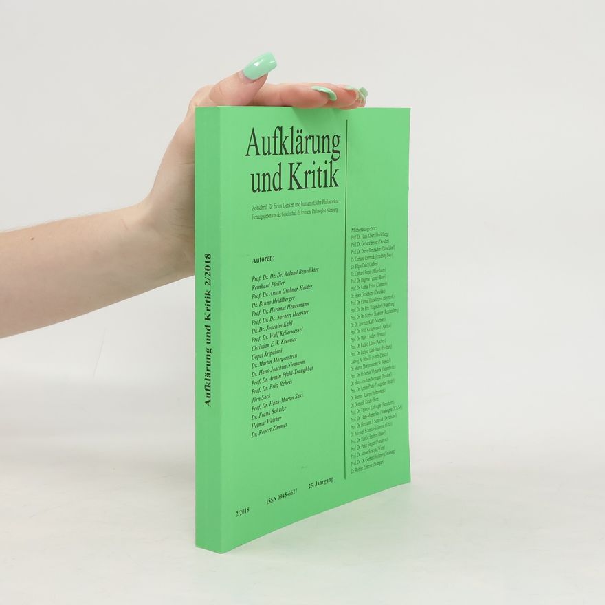 Autorenkollektiv Aufklärung und Kritik 2/2018