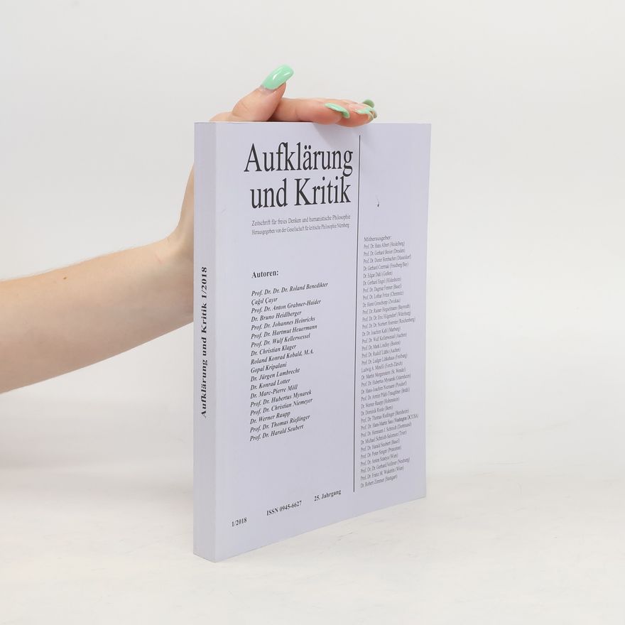 Kolektív autorov Aufklärung und Kritik 1/2018