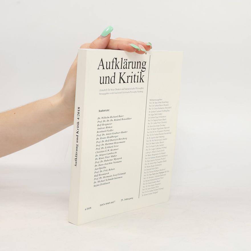Autorenkollektiv Aufklärung und Kritik 4/2018