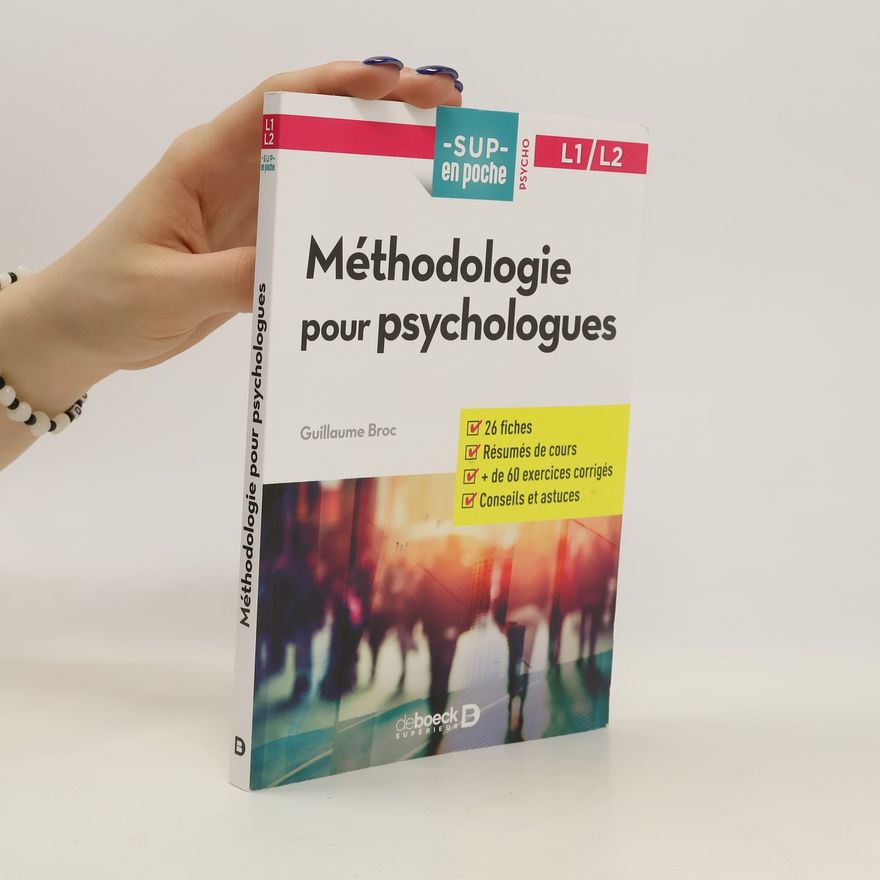 Guillaume Broc Méthodologie pour psychologues