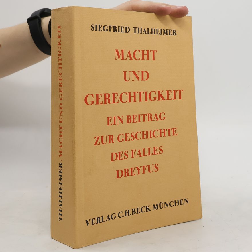 Siegfried Thalheimer Macht und Gerechtigkeit