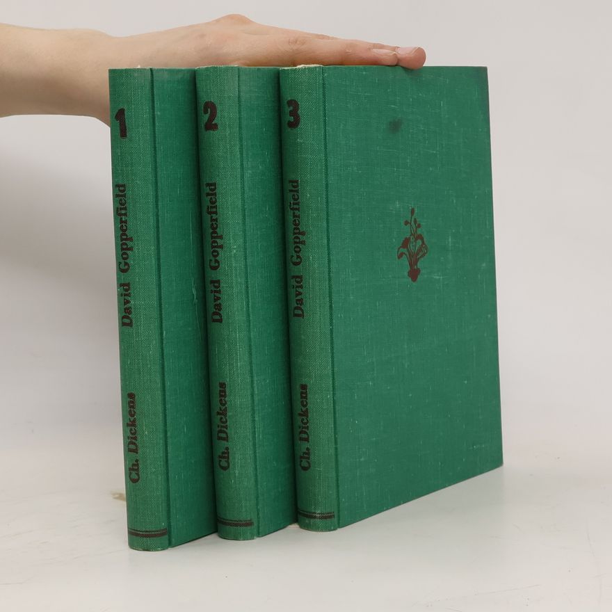 Charles Dickens David Copperfield (3 díly ve třech svazcích)