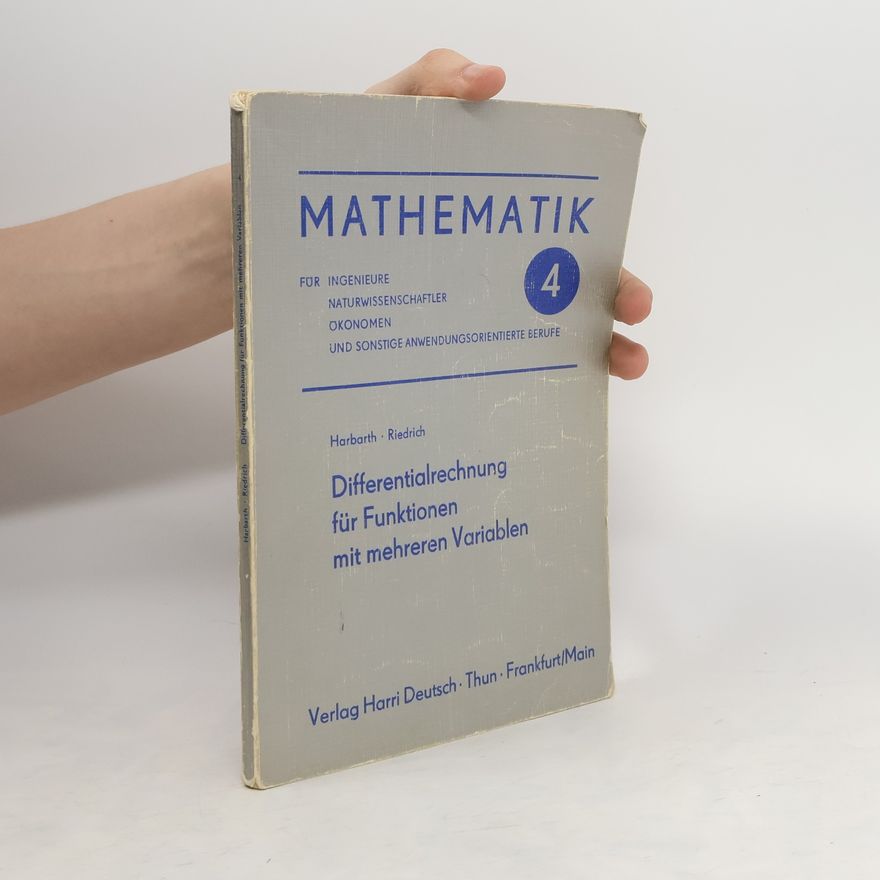 Klaus Harbarth Differentialrechnung für Funktionen mit mehreren Variablen