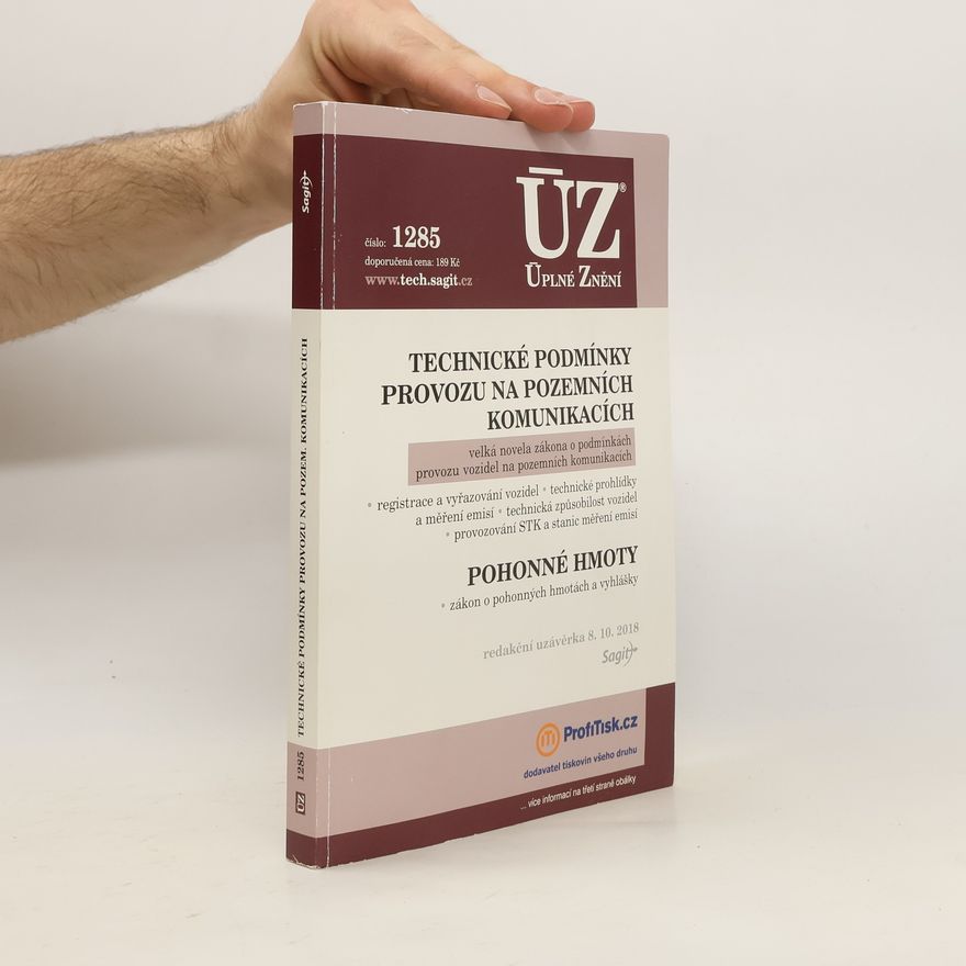 Sagit ÚZ č. 1285 - Technické podmínky provozu na pozemních komunikacích, Pohonné hmoty