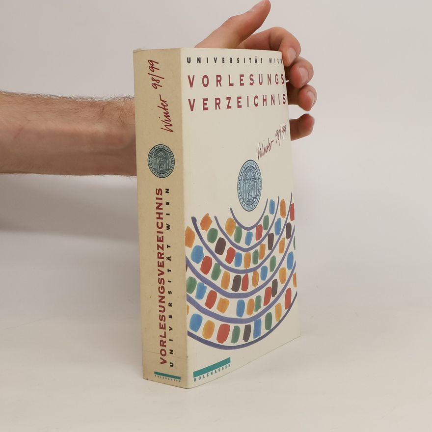 Autorenkollektiv Vorlesungs Verzeichnis Winter 1998/99