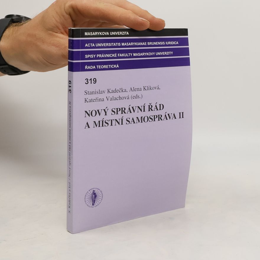 Alena Kliková Nový správní řád a místní samospráva. II