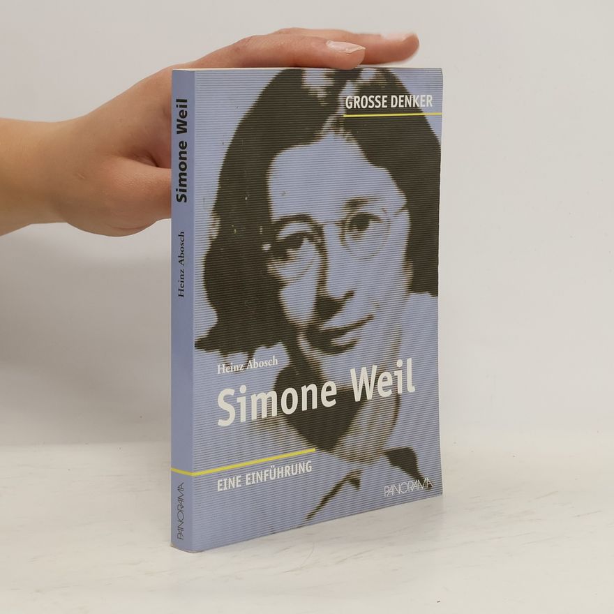 Heinz Abosch Simone Weil