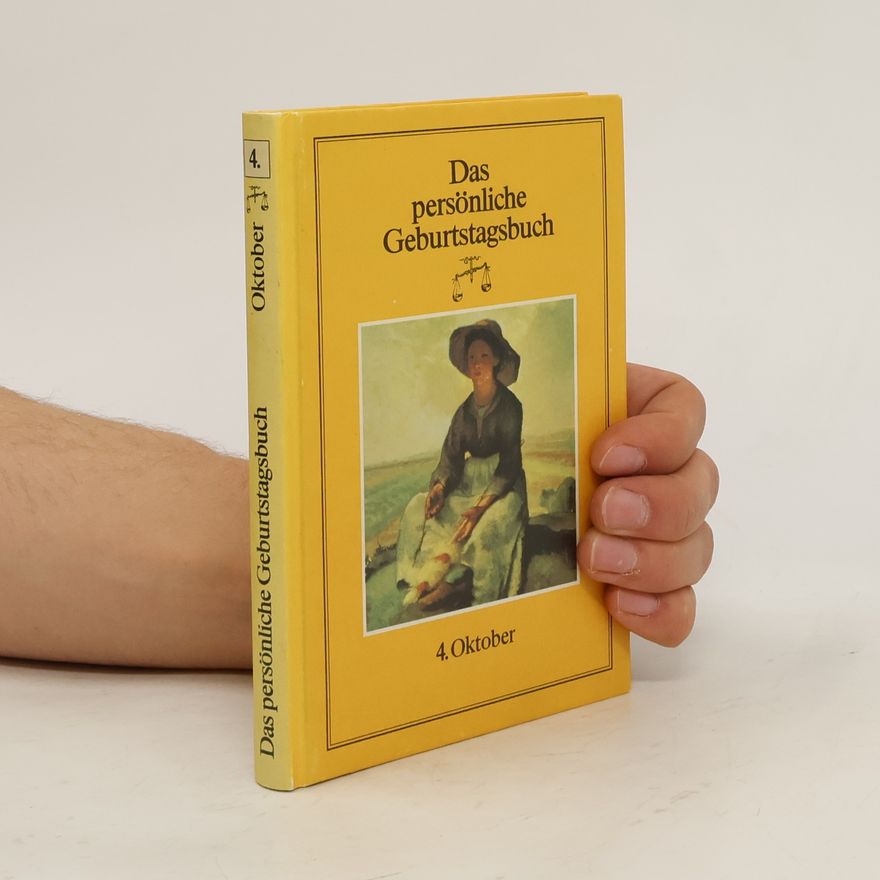 Martin Weltenburger Das persönliche Geburtagsbuch. 4. Oktober
