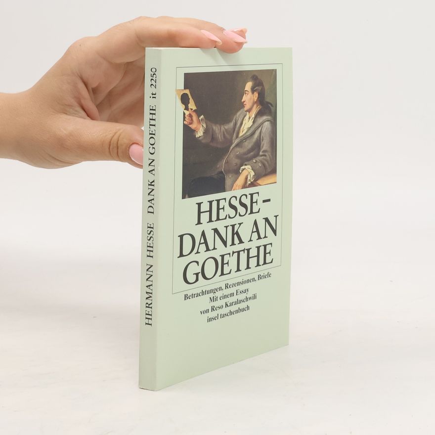 Hermann Hesse Dank an Goethe
