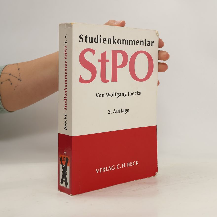 Wolfgang Joecks Strafprozessordnung