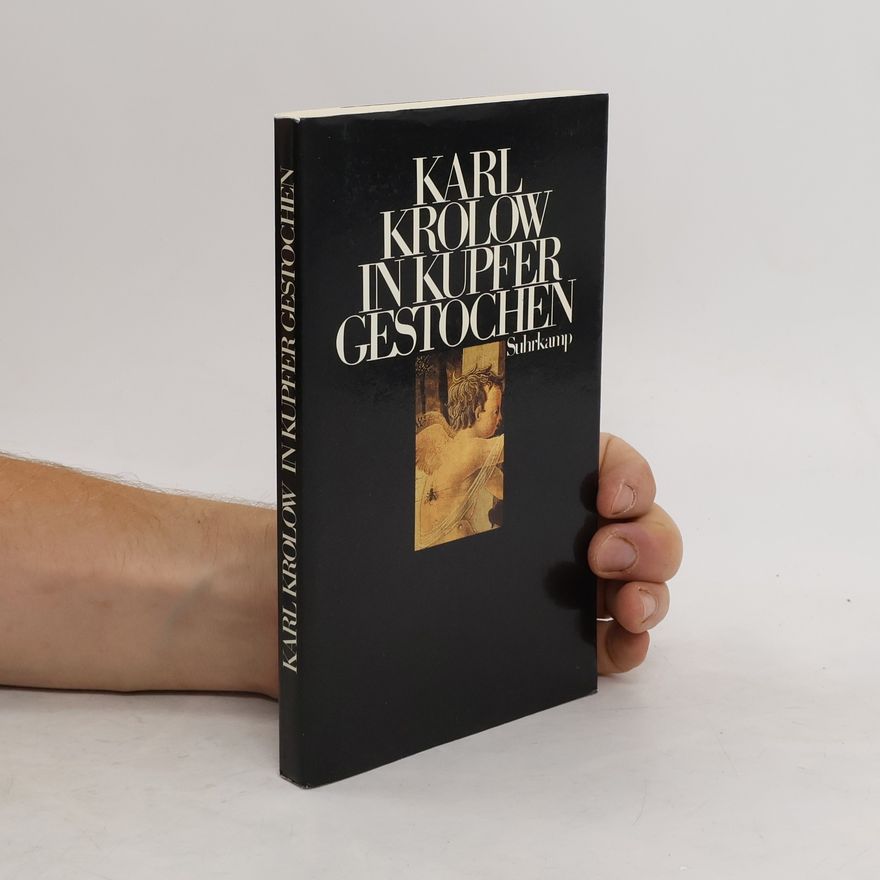 Karl Krolow In Kupfer gestochen