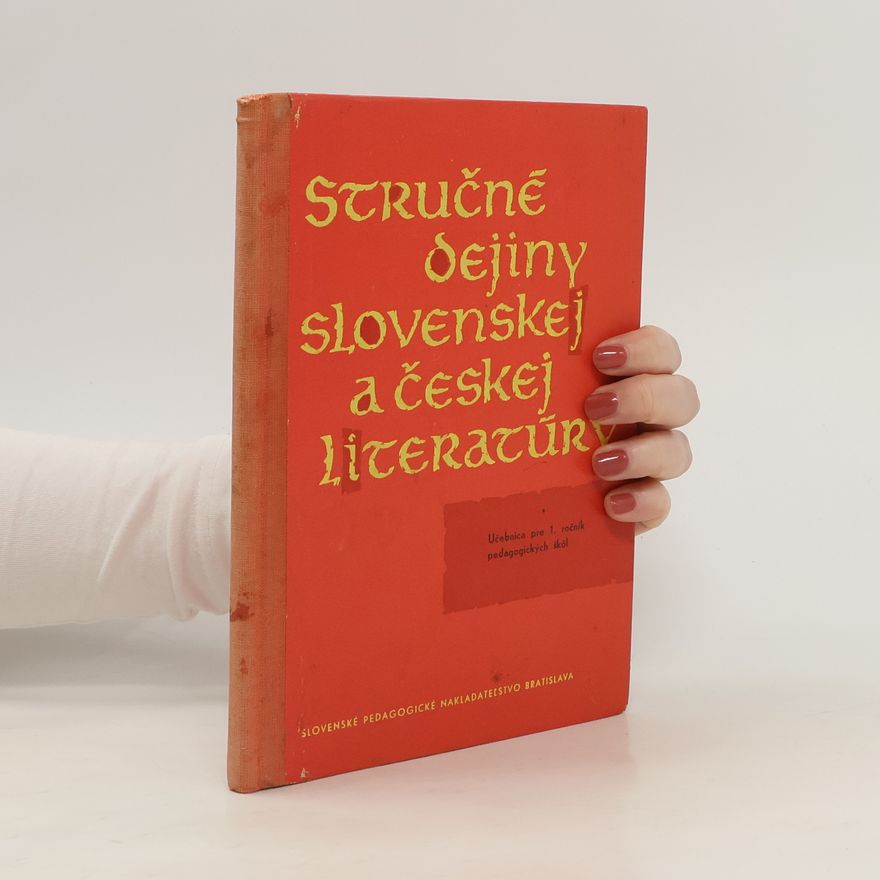 Various authors Stručné dejiny slovenskej a českej literatúry