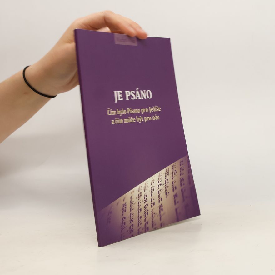 Michal Klus Je psáno - Čím bylo Písmo pro Ježíše a čím může být pro nás
