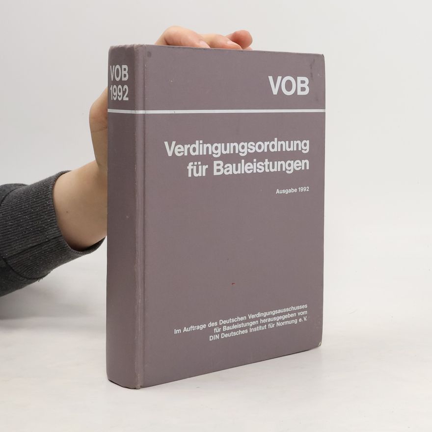 AA.VV. Verdingungsordnung für Bauleistungen