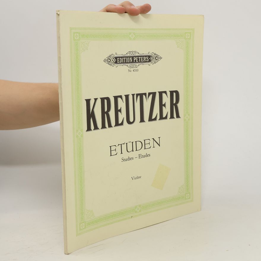 Rodolphe Kreutzer 42 studies or caprices for the violin