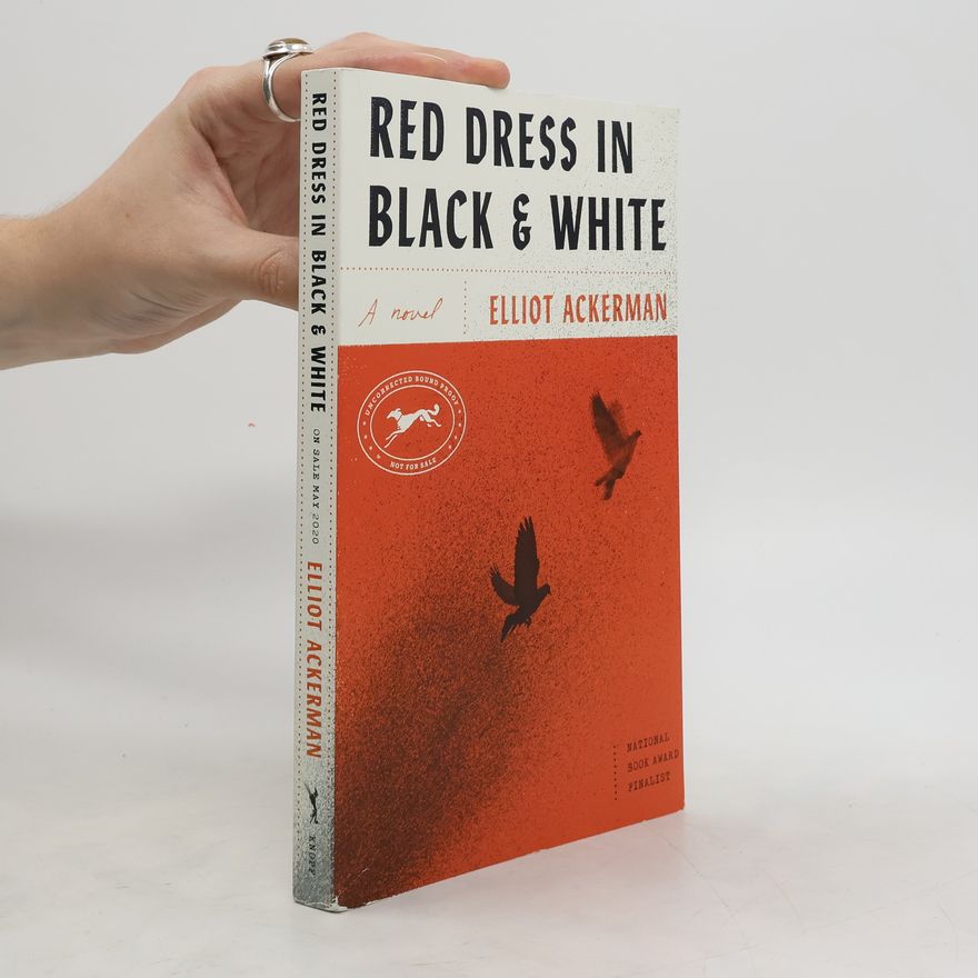 Elliot Ackerman Red Dress in Black and White