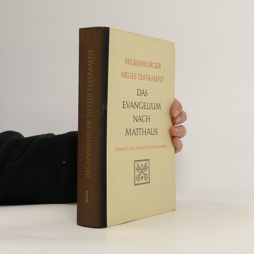 Kolektiv autorů Regensburger Neues Testament Das Evangelium nach Matthäus 1