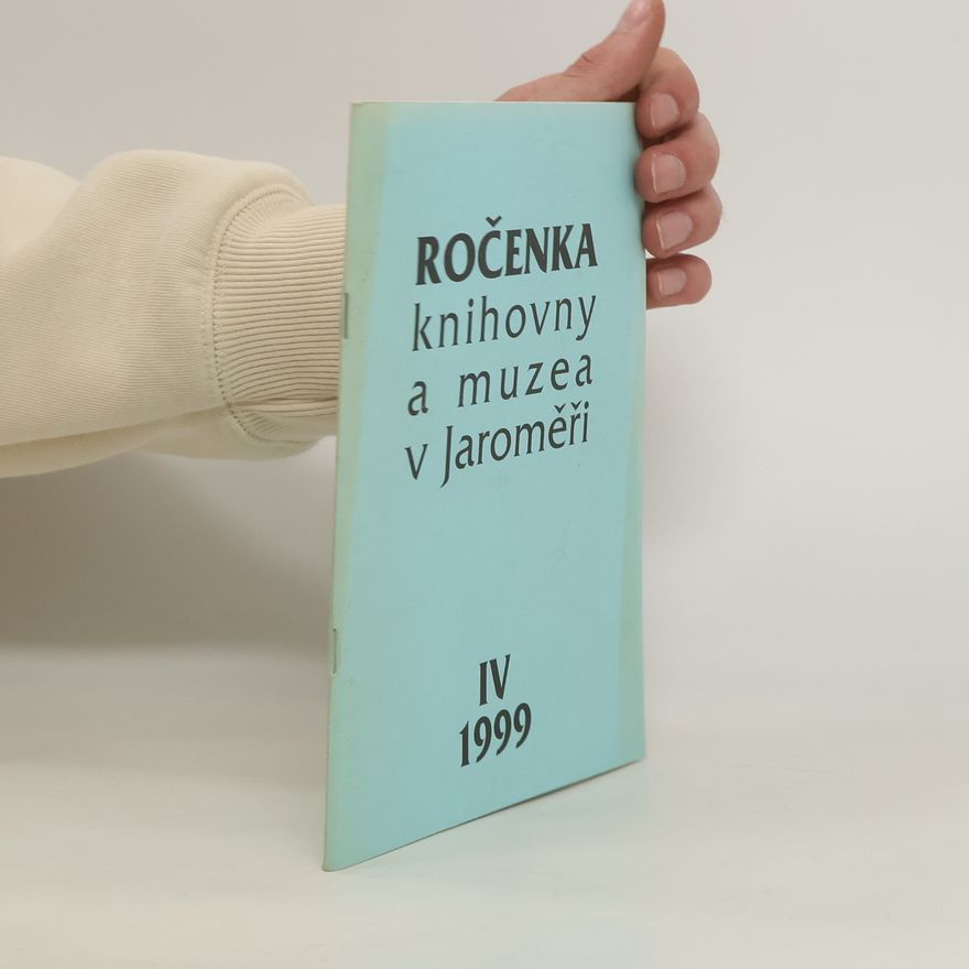 Collectif d'auteurs Ročenka knihovny a muzea v Jaroměři. 4 (1999)