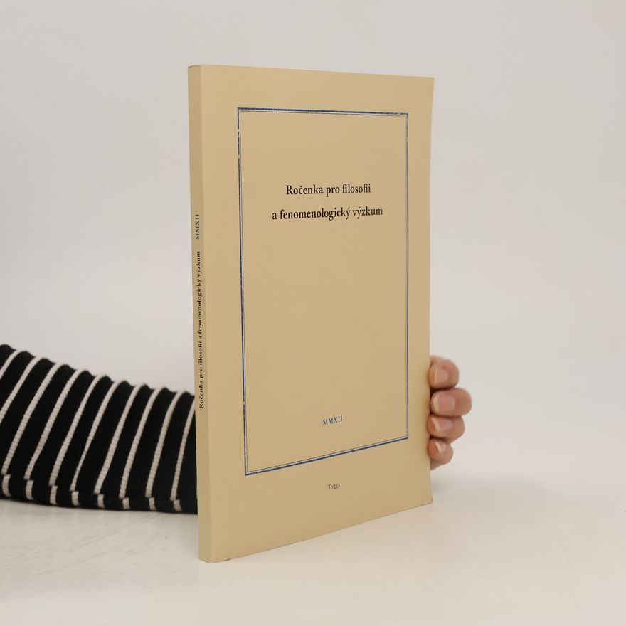 Václav Zajíc Ročenka pro filosofii a fenomenologický výzkum II/2012
