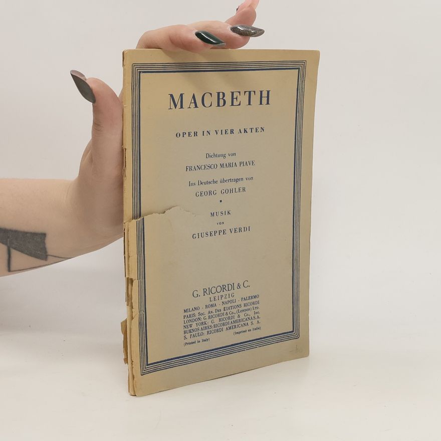 Francesco Maria Piave Macbeth