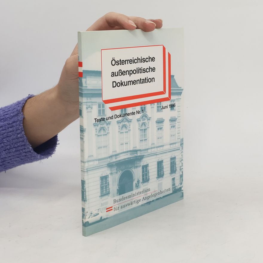 Various authors Öterreichische außenpolitische Dokumentation