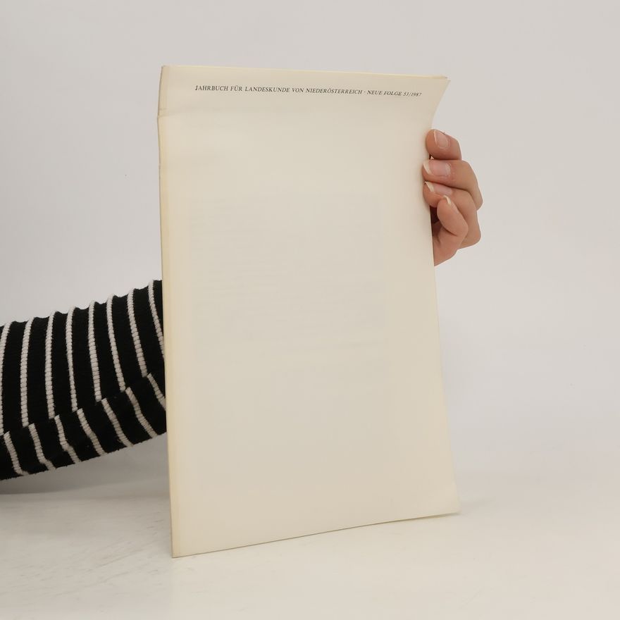 Autorenkollektiv Jahrbuch für Landeskunde von Niederösterreich 53 (1987)