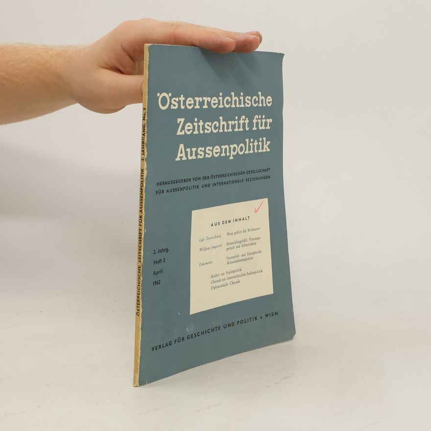 Various authors Österreichische Zeitschrift für Aussenpolitik