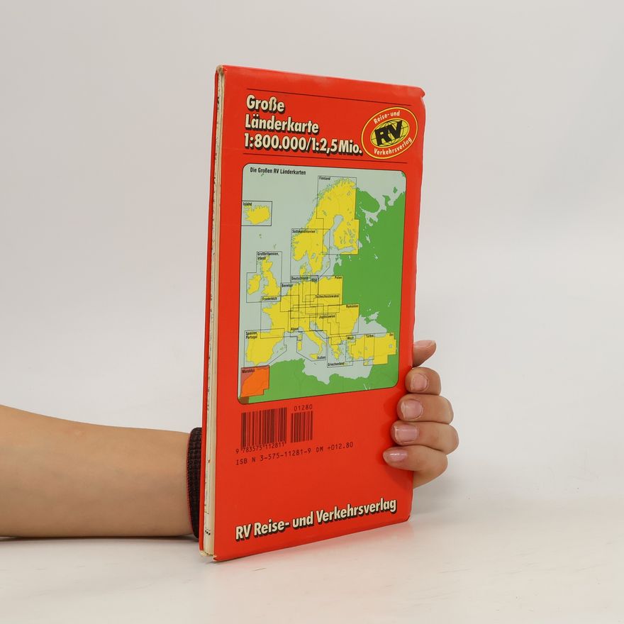 AA.VV. Große Länderkarte. Marokko