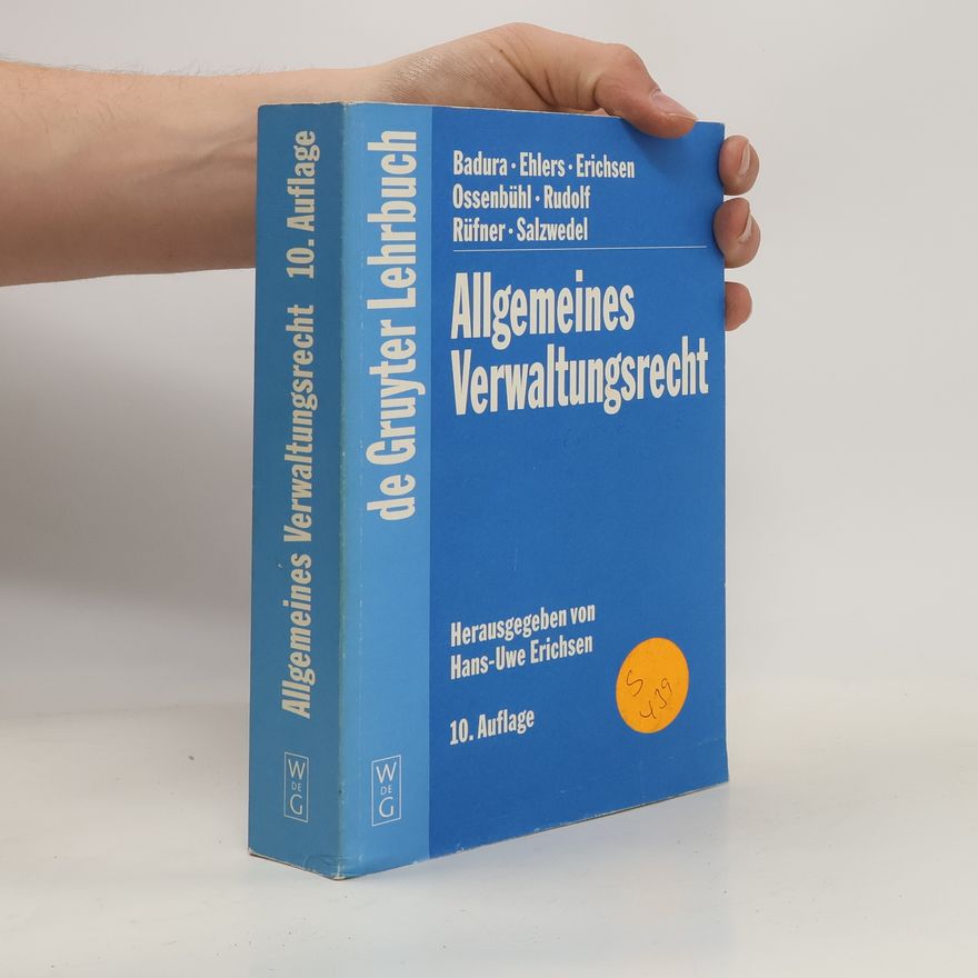 HansUwe Erichsen Allgemeines Verwaltungsrecht