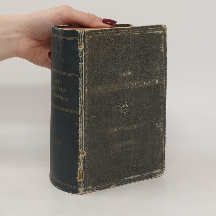 Hubert Joly Technisches Auskunftsbuch für das Jahr 1919