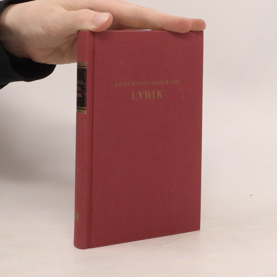 Autorenkollektiv Griechisch-roemische Lyrik
