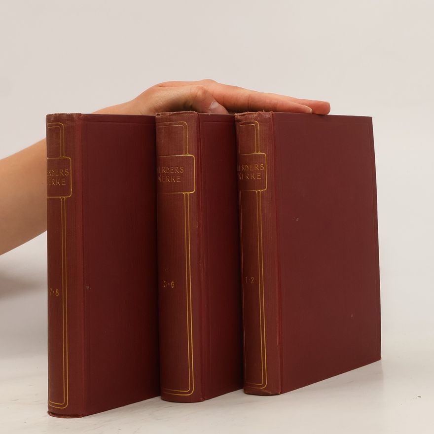 Ernst Naumann Herders Werke 1-8