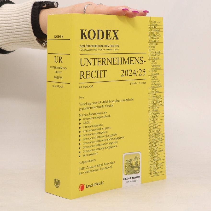Arthur Weilinger KODEX Unternehmensrecht 2024/25