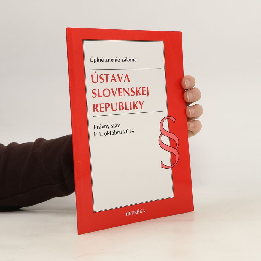 Anna Schneiderová Ústava SR. ÚZZ, právny stav k 1. októbru 2014