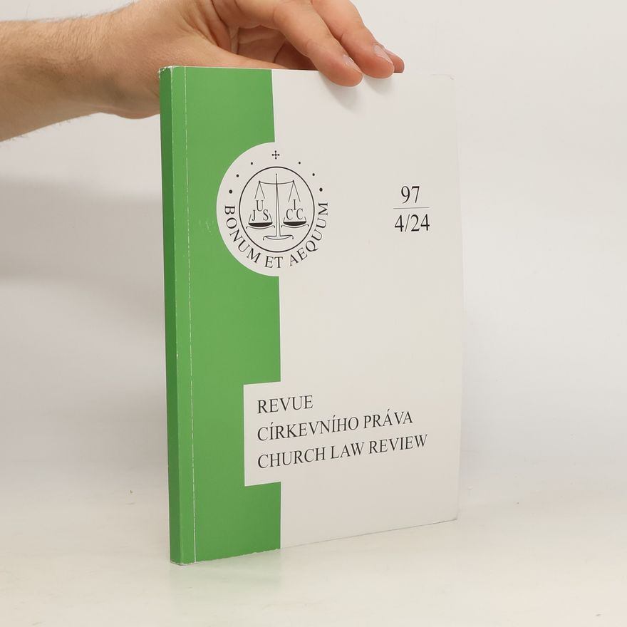 Kolektiv autorů Revue církevního práva 1/2024 = Church Law Review 1/2024