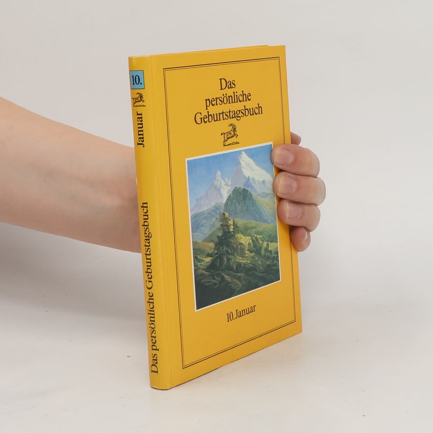 Martin Weltenburger Das persönliche Geburtstagsbuch