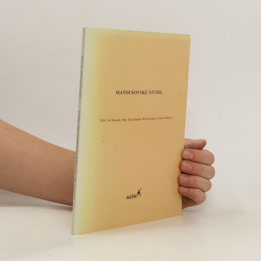 Collectif d'auteurs Matoušovské studie