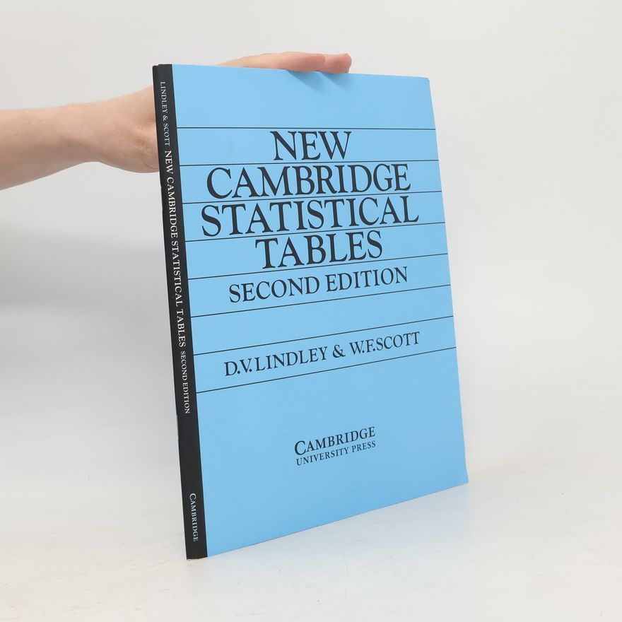 William F Scott New Cambridge Statistical Tables