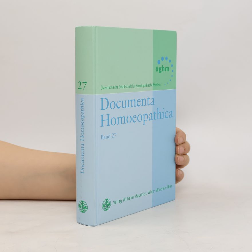 AA.VV. Documenta Homoeopathica 27