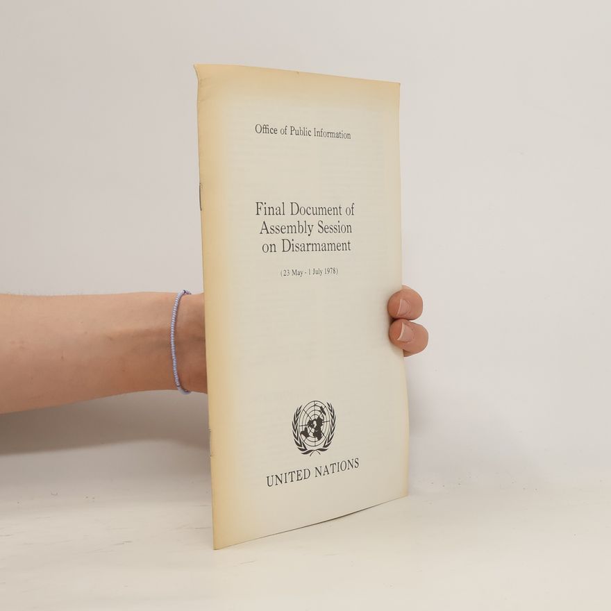 Various authors Final Document of Assembly Session on Disarmament